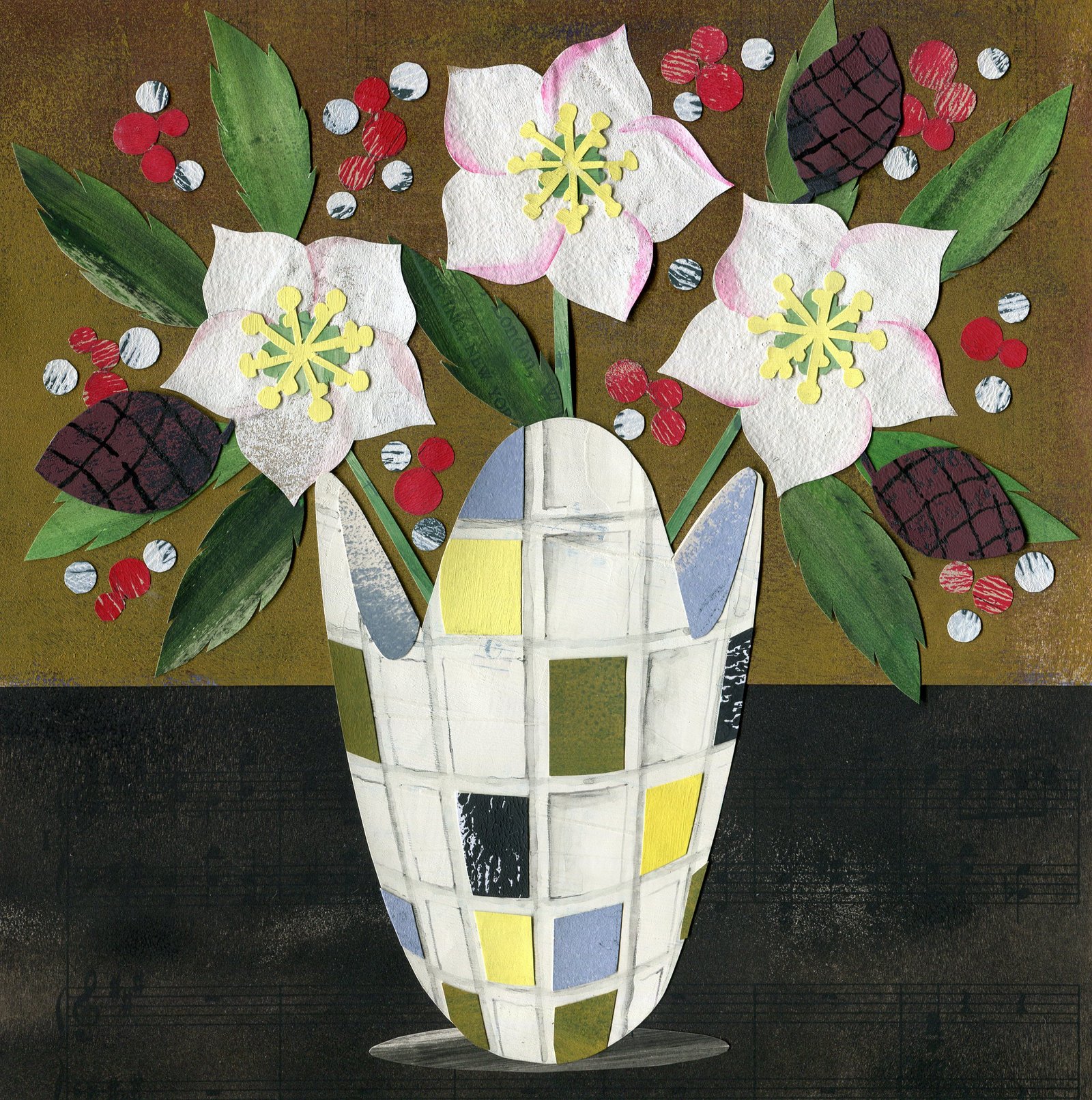 Victoria Whitlam Midwinter Christmas Vase