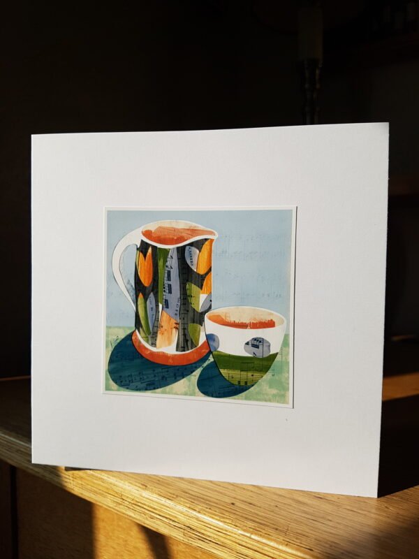 Kevin Warren Jug and Bowl Collage by Victoria Whitlam