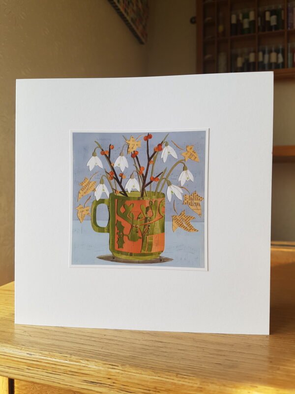 Victoria Whitlam Hornsea Mug with Snowdrops