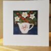 Victoria Whitlam Leaping Deer Jug Christmas Card