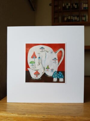 Greeting Card :  Midwinter Toadstools