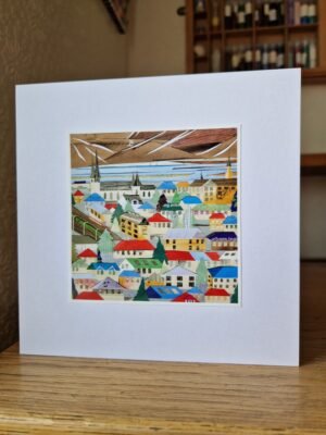 Greeting Card : Reykjavik rooftops