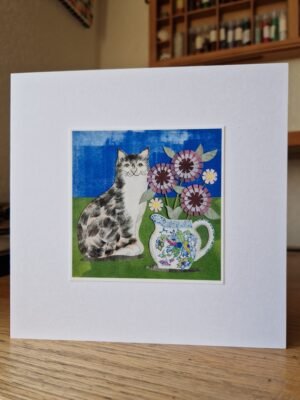 Greeting Card : Moggie and Midwinter Jug