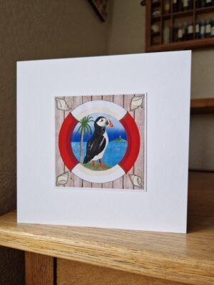 Greeting Card : Puffin