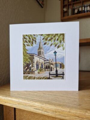 Greeting Card : Leicester Cathedral Card