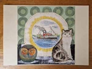 Original Collage – The Owl and The Pussy Cat and The Waverley