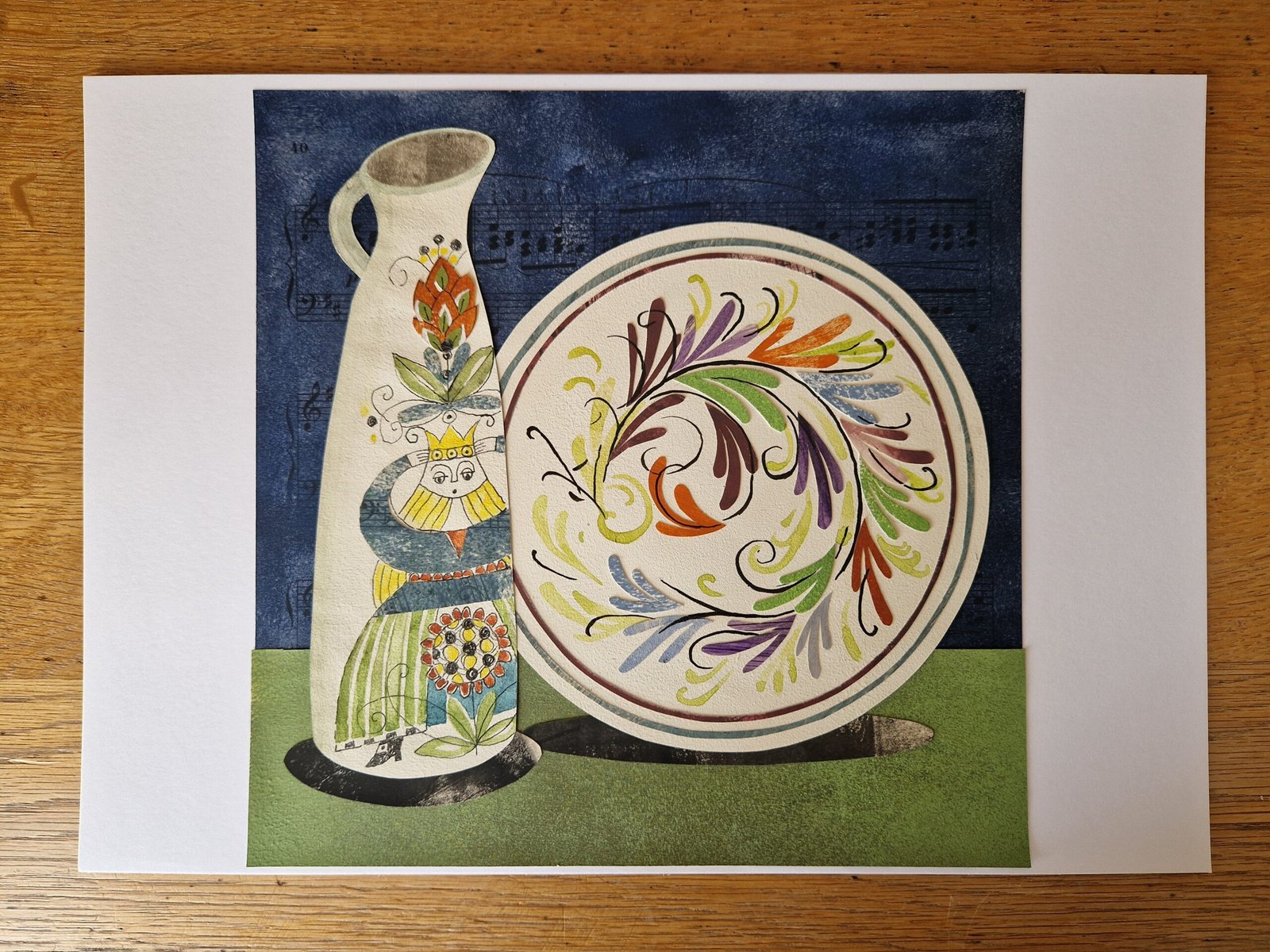 Victoria Whitlam - Figgjo Flint Jug and Denby Bowl