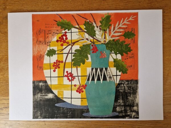 Victoria Whitlam - Hornsea Vase with autumn arrangement