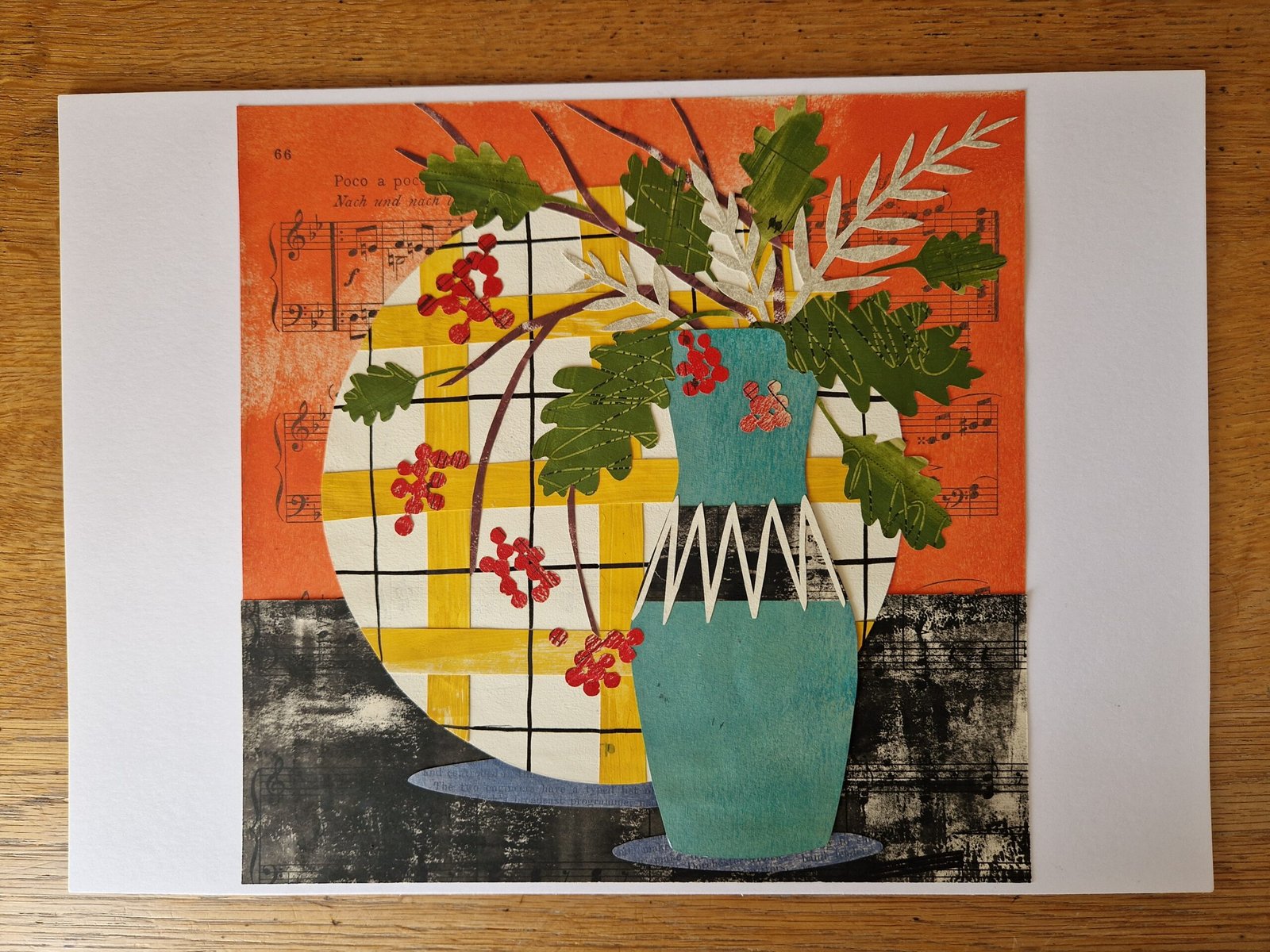 Victoria Whitlam - Hornsea Vase with autumn arrangement