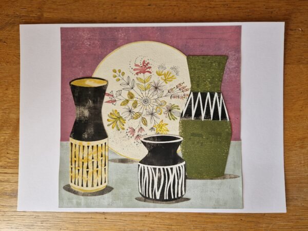Victoria Whitlam - Shelley Plate and Hornsea Vases