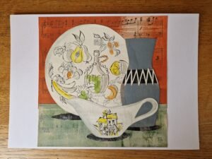Original Collage – Chianti Plate and Hornsea Vase