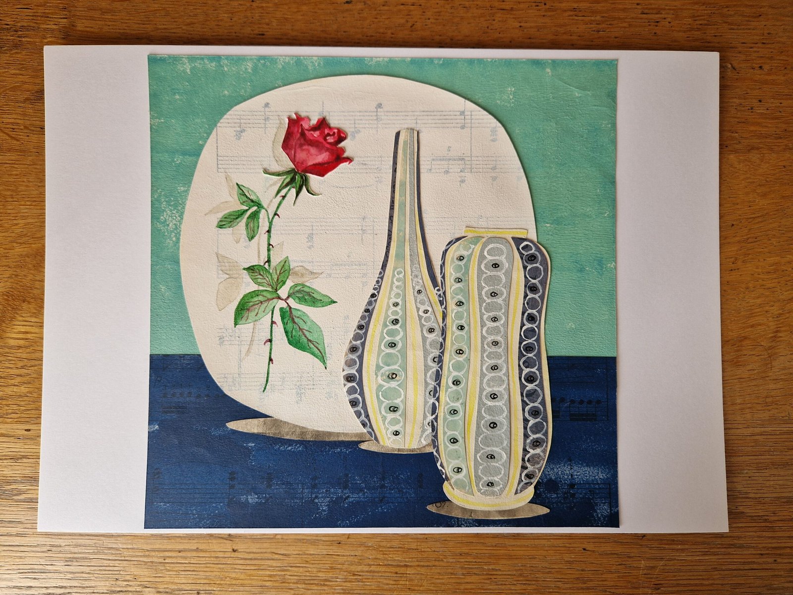 Victoria Whitlam - Midwinter Rose and Poole Vases