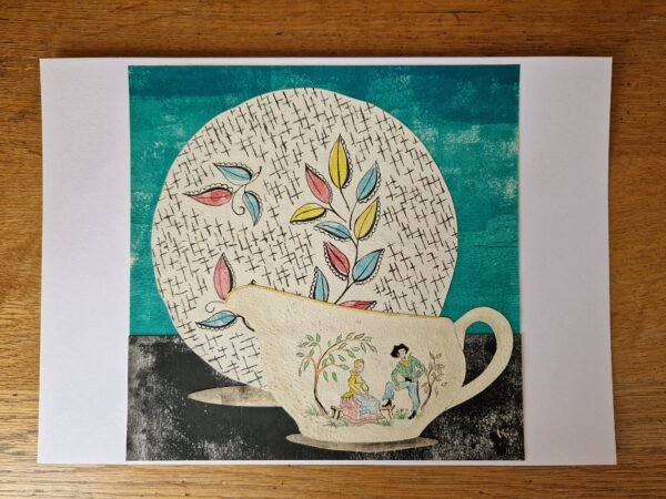 Victoria Whitlam - Meakin Plate and Oklahoma Gravy Boat