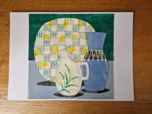 Original Collage – Tropicana Plate and Primavera Jug