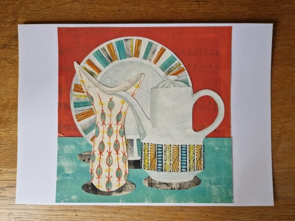 Victoria Whitlam - Meakin Plate Pool Vase and Kathie Winkle Coffee Pot