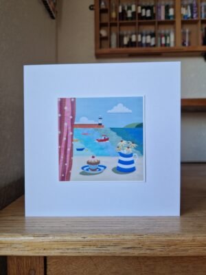 Greeting Card : Cake by the Ocean