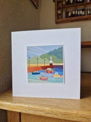 Greeting Card : St Ives Harbour