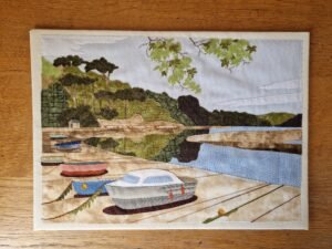 Original Embroidery – Low tide Malpas