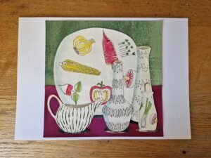 Original Collage : Midwinter Saladware