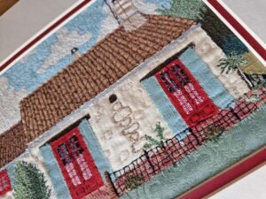 Original Embroidery : Le Cottage Pugnac