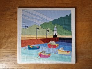 Original Embroidery : St Ives Harbour