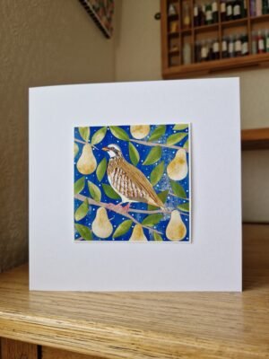 Greeting Card : Partridge in a Pear Tree