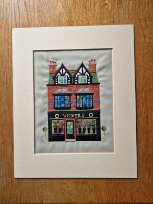 Original Hand Stitched Applique : Vickers Florist