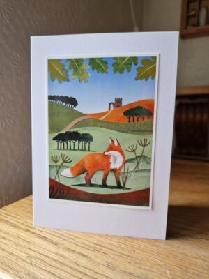 Greeting Card : Bradgate Fox