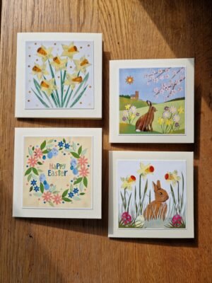 Greeting Cards : Pack of four Easter cards