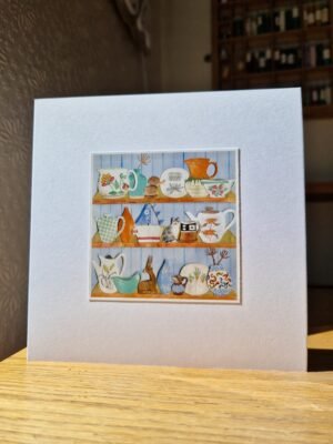 Greeting Cards : Vintage Pottery Shelfie