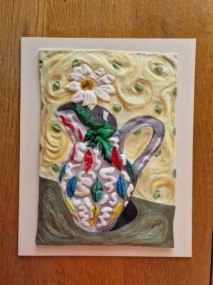 Free Motion Machine Stitched : Fanciullacci Vase