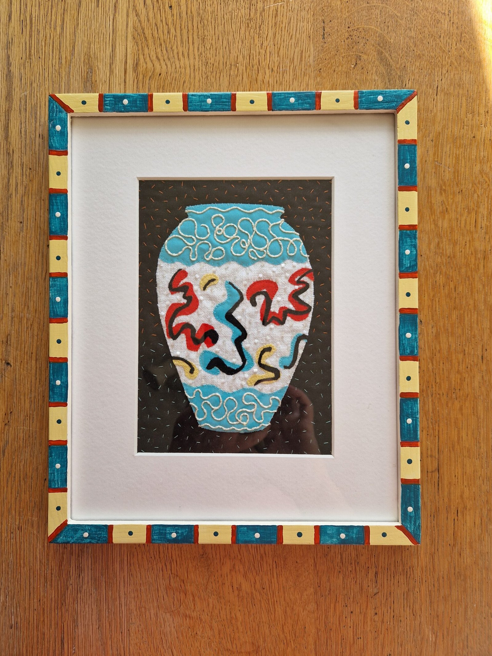 Victoria Whitlam - Embroidered Italian Vase