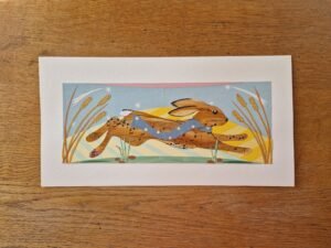 Original Collage : Autumn Hare