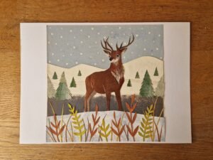 Original Collage : Christmas Stag