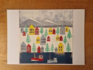 Original Collage : Coastal Christmas